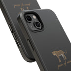 Black 'Peace of Mind' Panther Phone Case