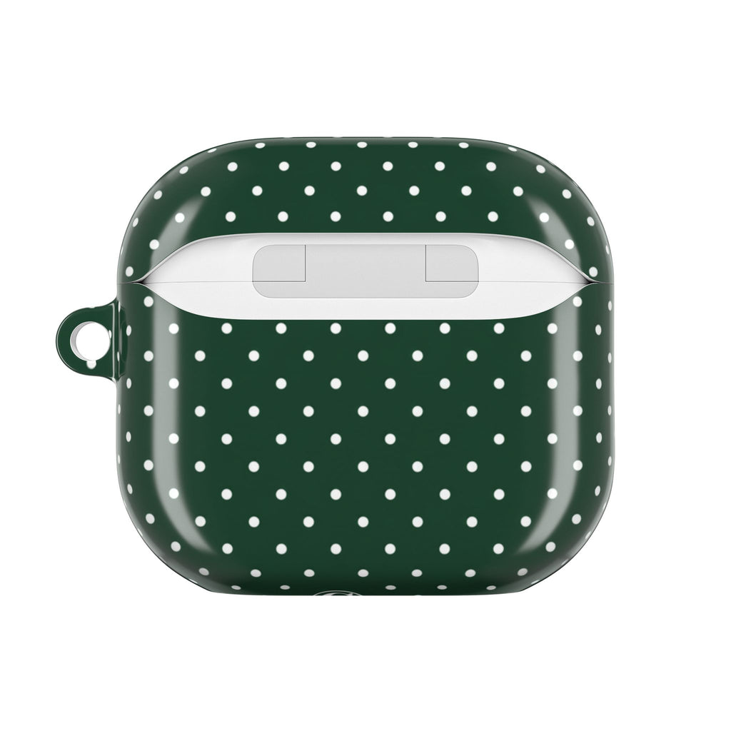 Emerald Green Polka Dot AirPod Case