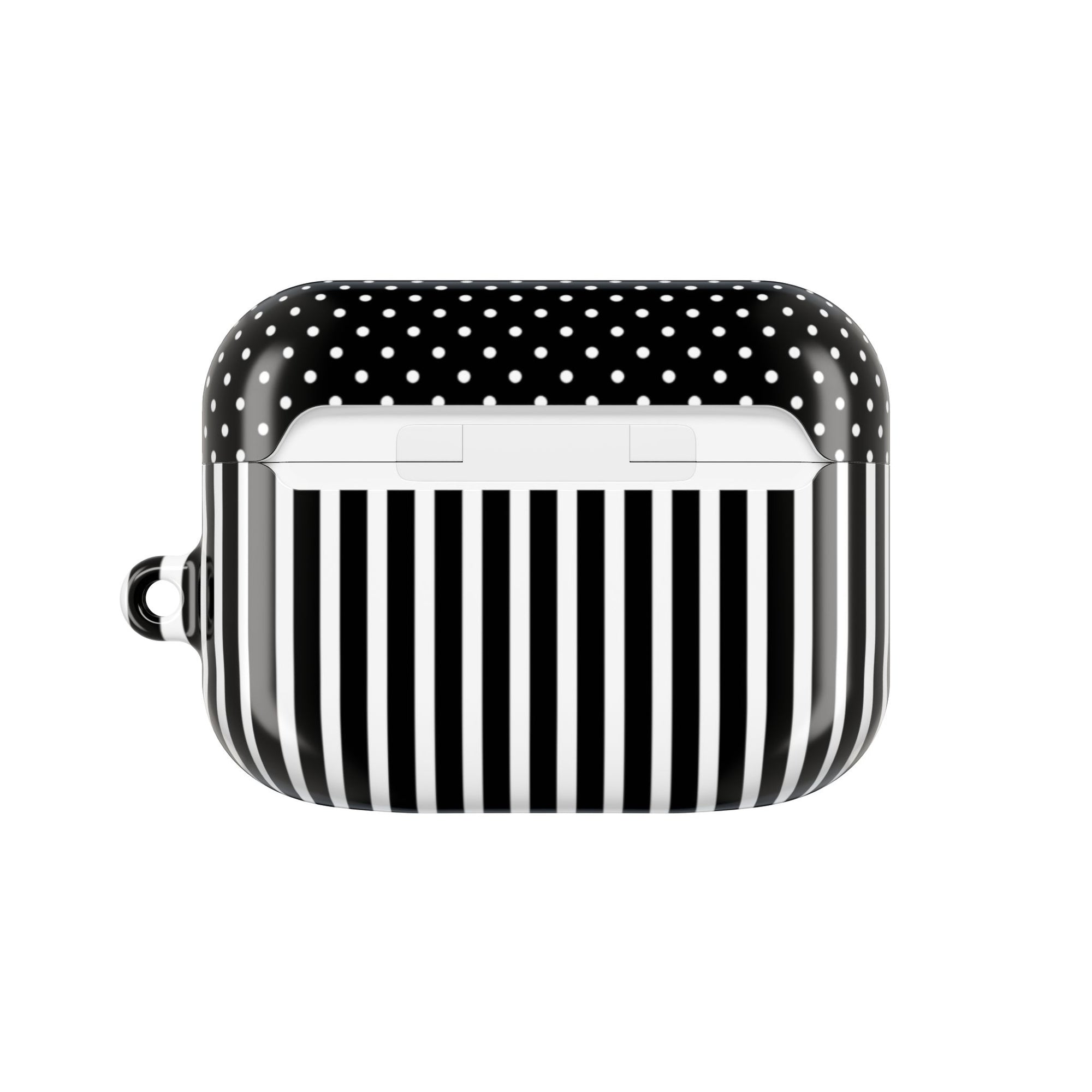 B&W Polka Dots x Stripes AirPod Case