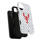 Crawfish on Blue Dots Phone Case
