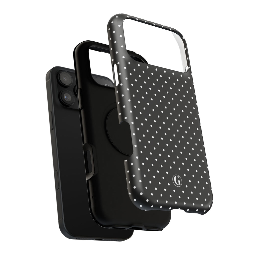 Black Polka Dots Phone Case