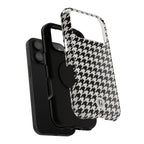Houndstooth Print Phone Case