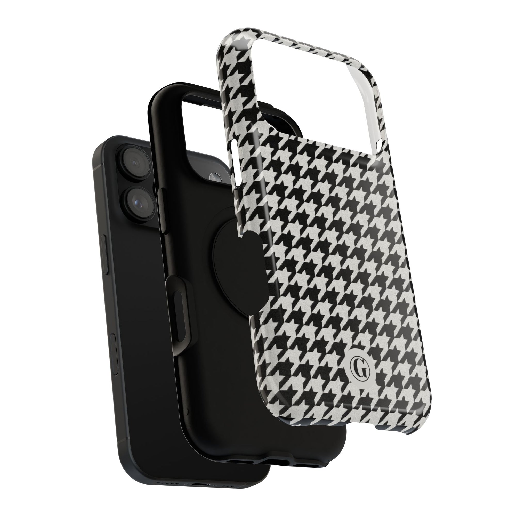 Houndstooth Print Phone Case