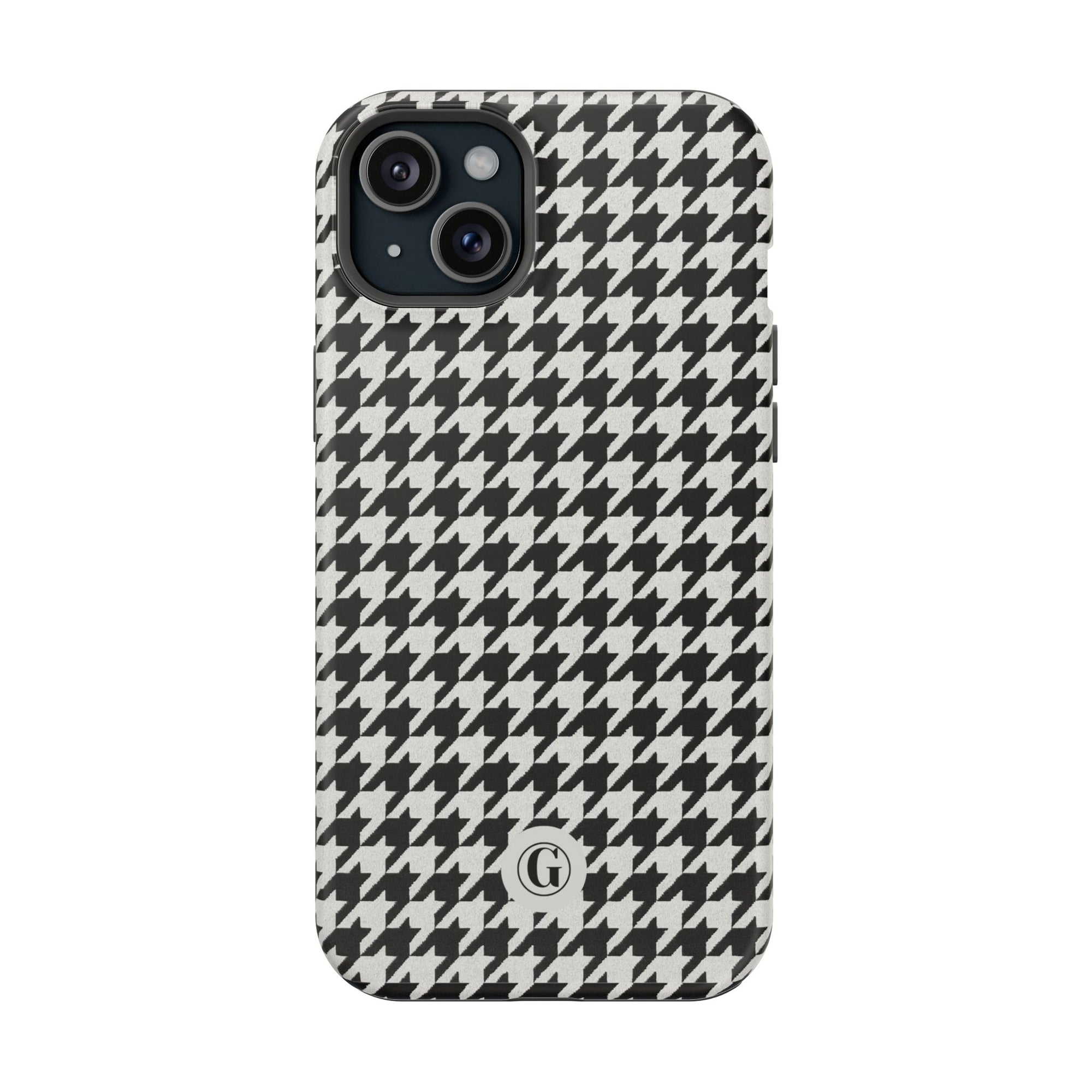 Houndstooth Print Phone Case