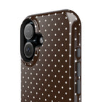 Brown Polka Dots Phone Case
