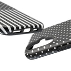 B&W Polka Dots x Stripes Phone Case