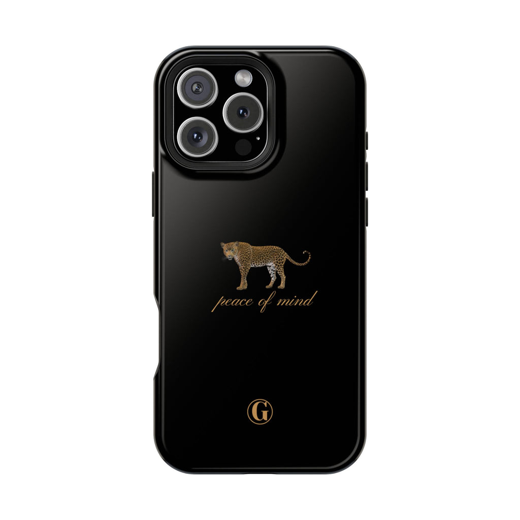 Black 'Peace of Mind' Panther Phone Case