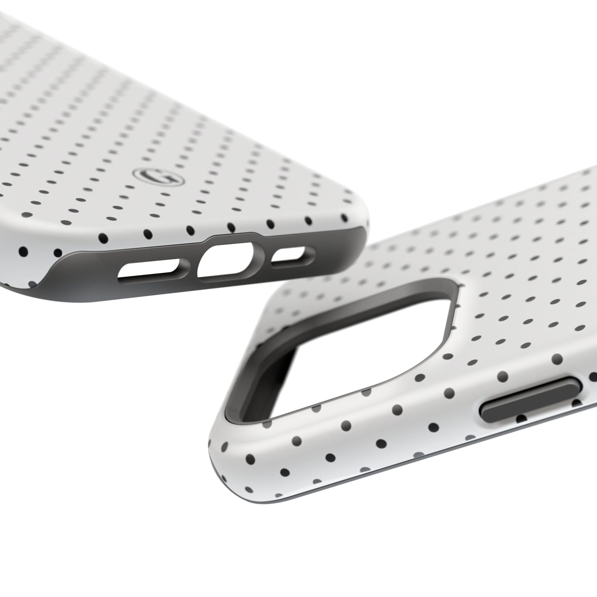 White Polka Dots Phone Case