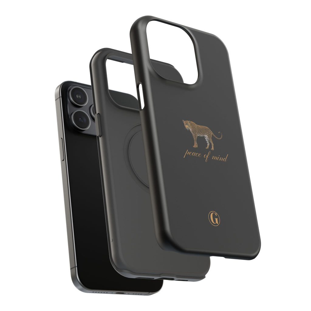 Black 'Peace of Mind' Panther Phone Case