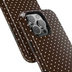 Brown Polka Dots Phone Case