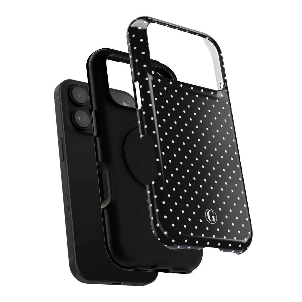 Black Polka Dots Phone Case