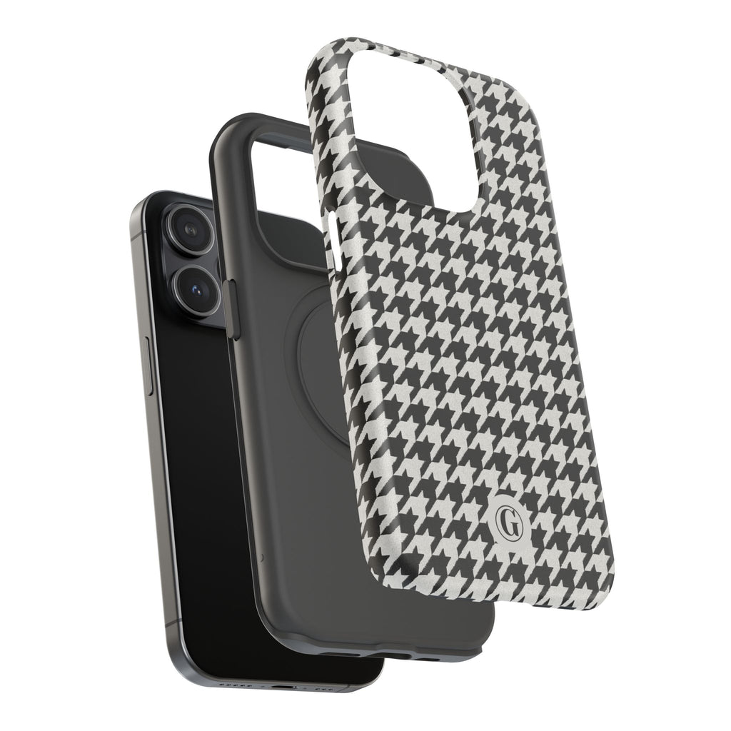 Houndstooth Print Phone Case