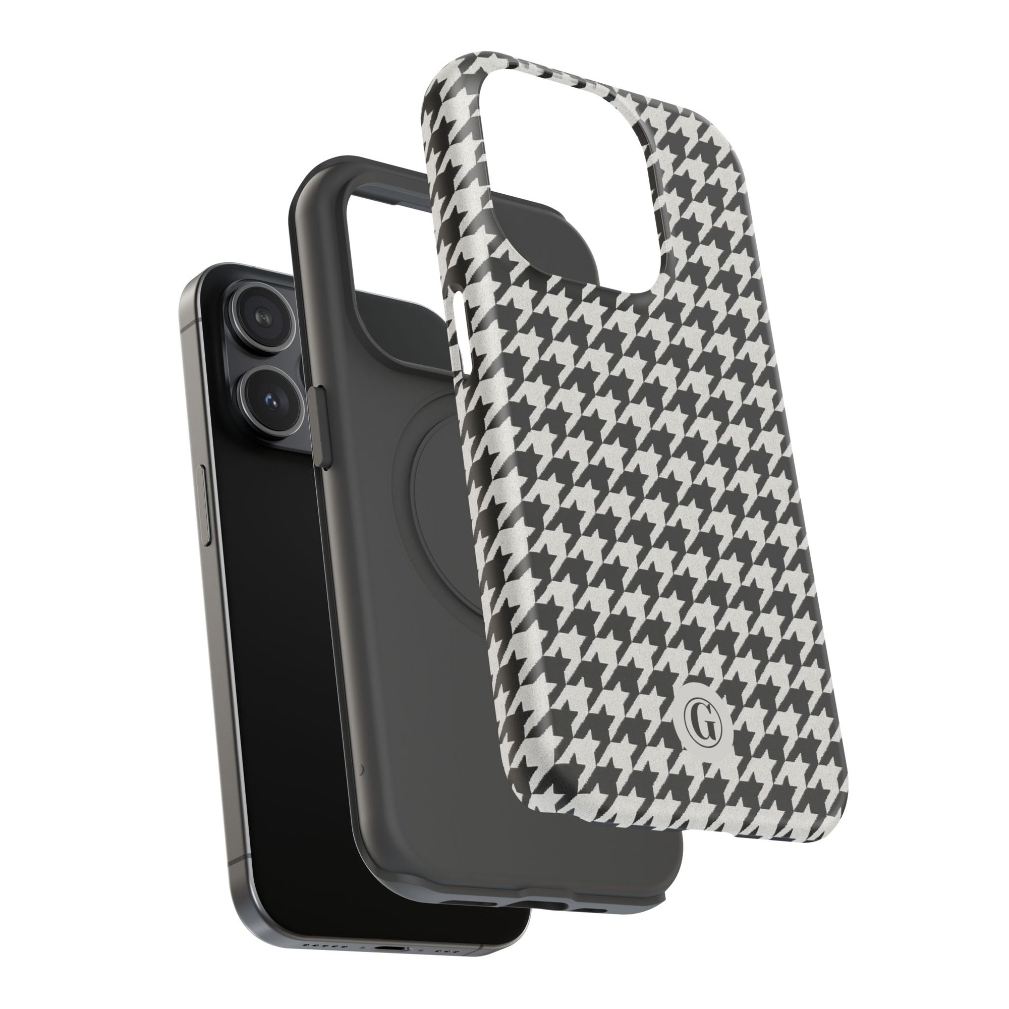 Houndstooth Print Phone Case