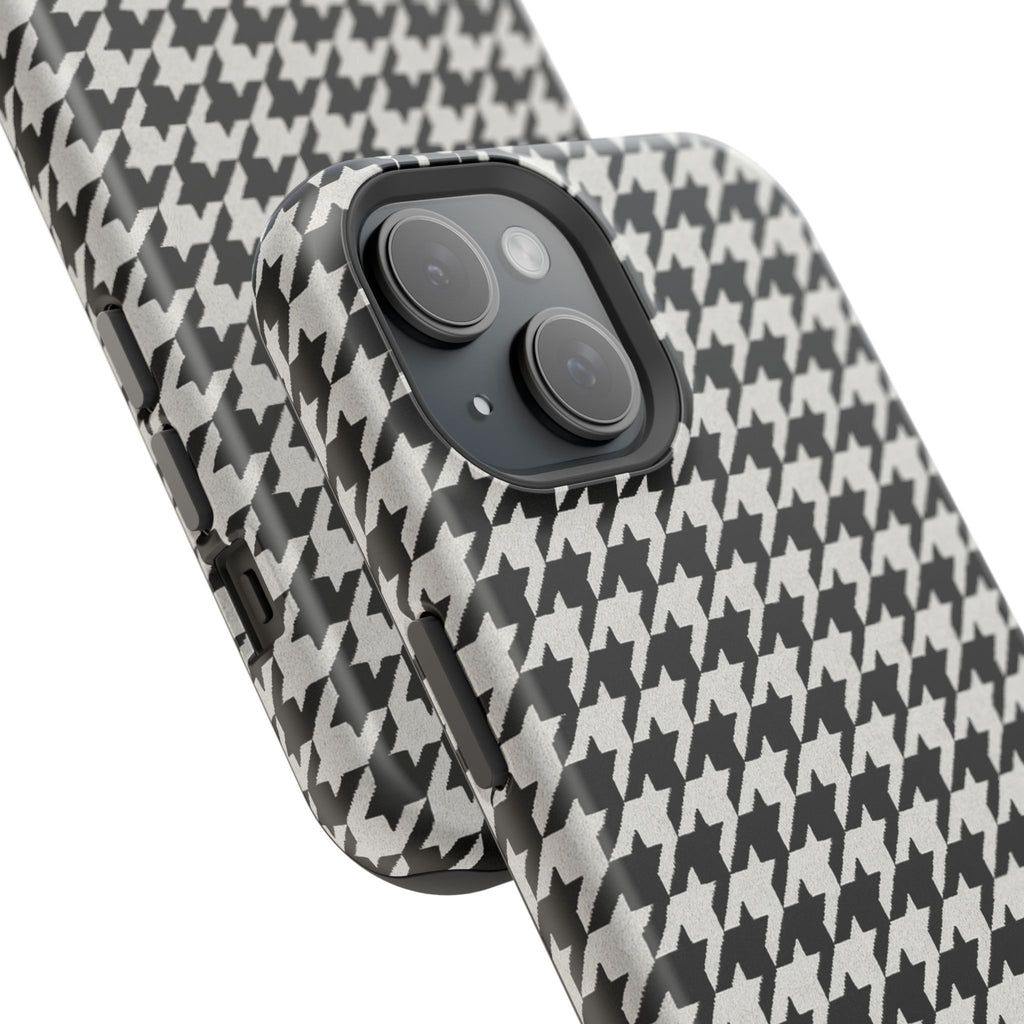 Houndstooth Print Phone Case