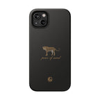 Black 'Peace of Mind' Panther Phone Case