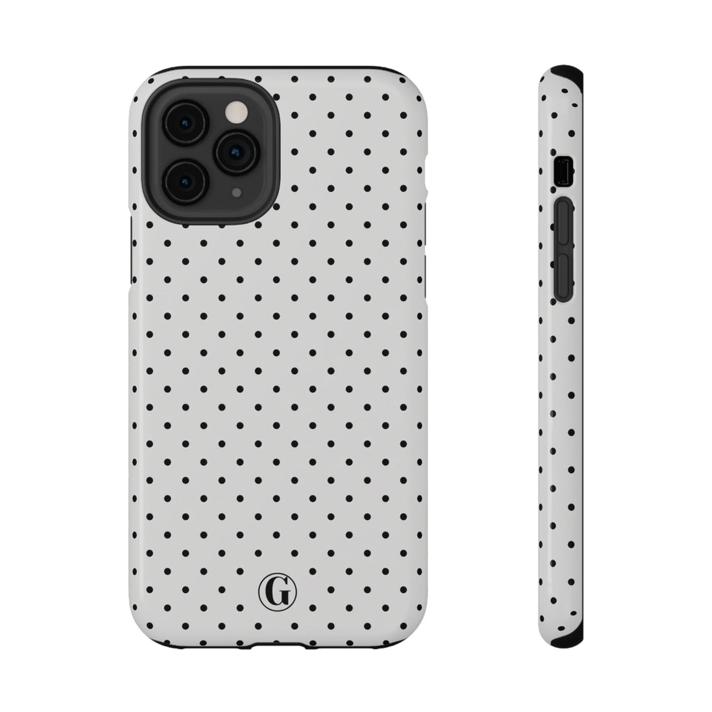 White Polka Dots Phone Case