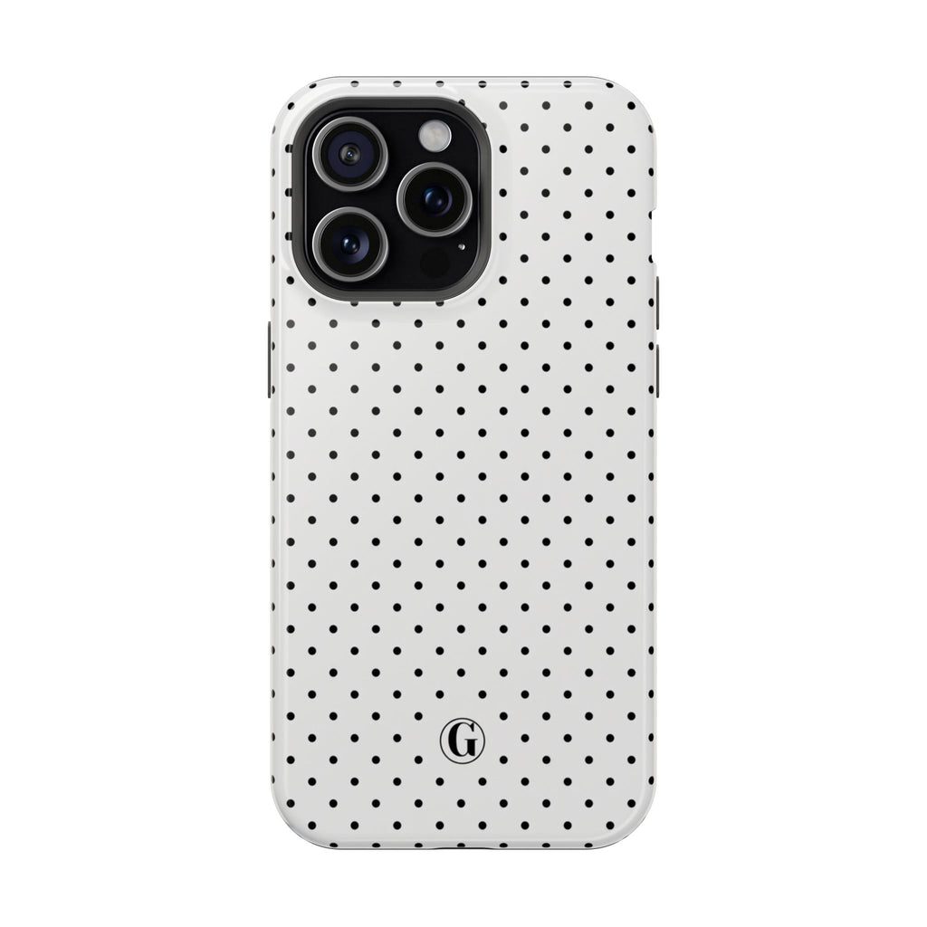 White Polka Dots Phone Case