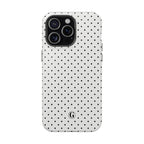 White Polka Dots Phone Case