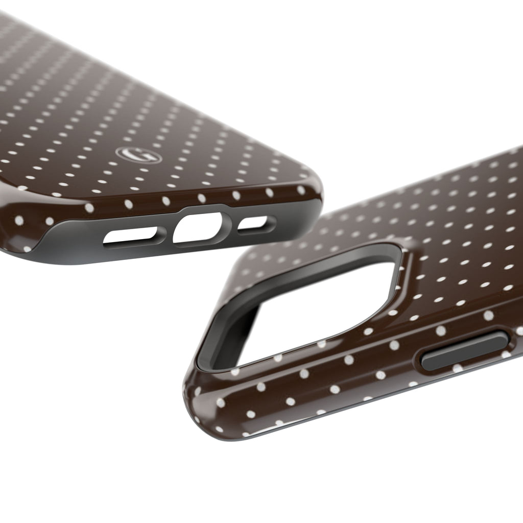 Brown Polka Dots Phone Case
