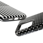 B&W Polka Dots x Stripes Phone Case