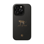 Black 'Peace of Mind' Panther Phone Case