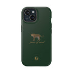 Emerald Green 'Peace of Mind' Panther Phone Case