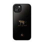 Black 'Peace of Mind' Panther Phone Case