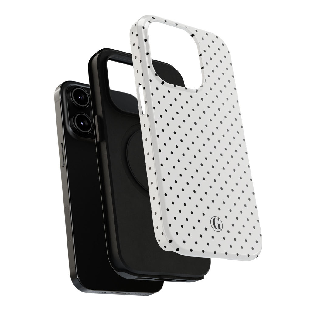 White Polka Dots Phone Case
