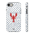 Crawfish on Blue Dots Phone Case