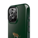 Emerald Green 'Peace of Mind' Panther Phone Case