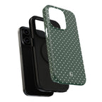 Emerald Green Polka Dots Phone Case