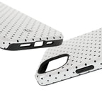 White Polka Dots Phone Case