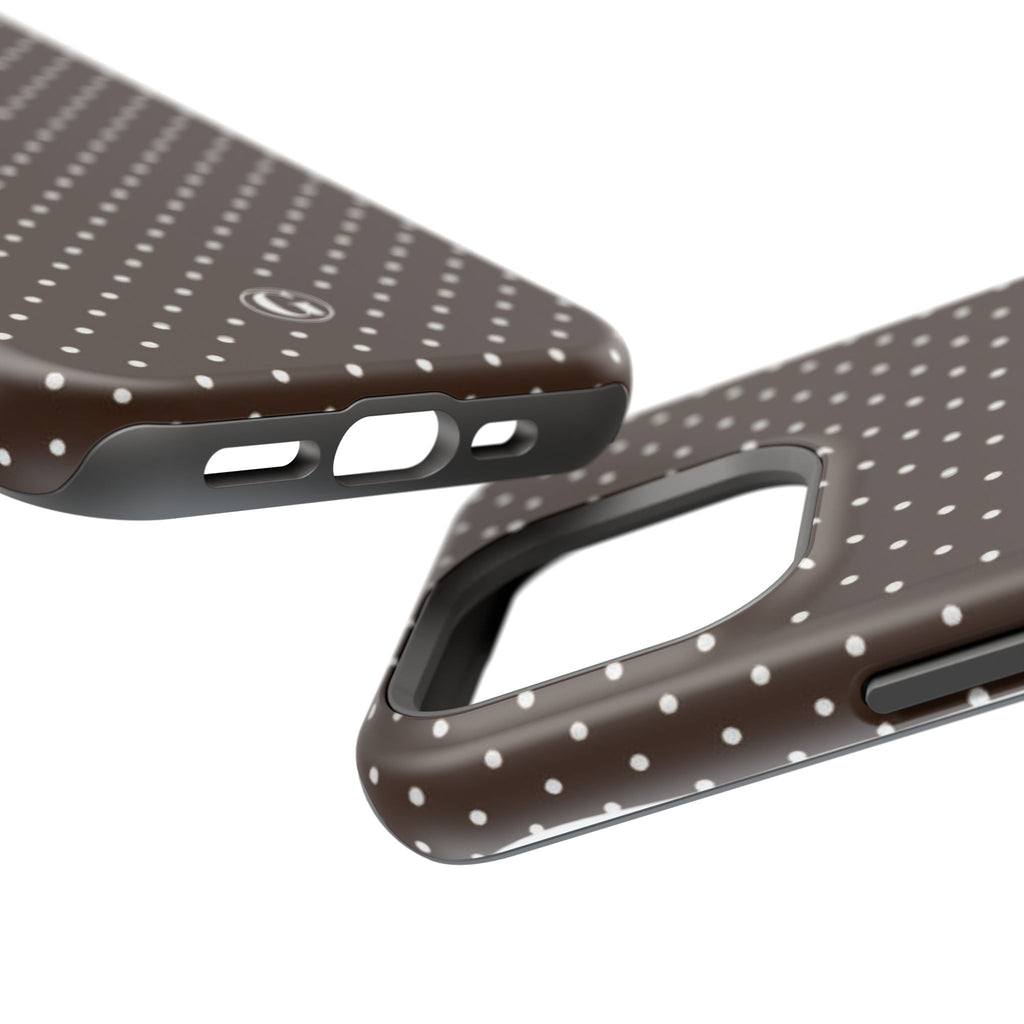 Brown Polka Dots Phone Case