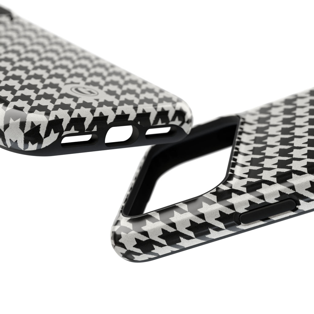 Houndstooth Print Phone Case