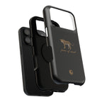 Black 'Peace of Mind' Panther Phone Case