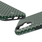 Emerald Green Polka Dots Phone Case