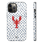 Crawfish on Blue Dots Phone Case