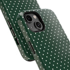 Emerald Green Polka Dots Phone Case