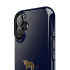Navy Blue 'Peace of Mind' Panther Phone Case