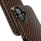 Brown Polka Dots Phone Case