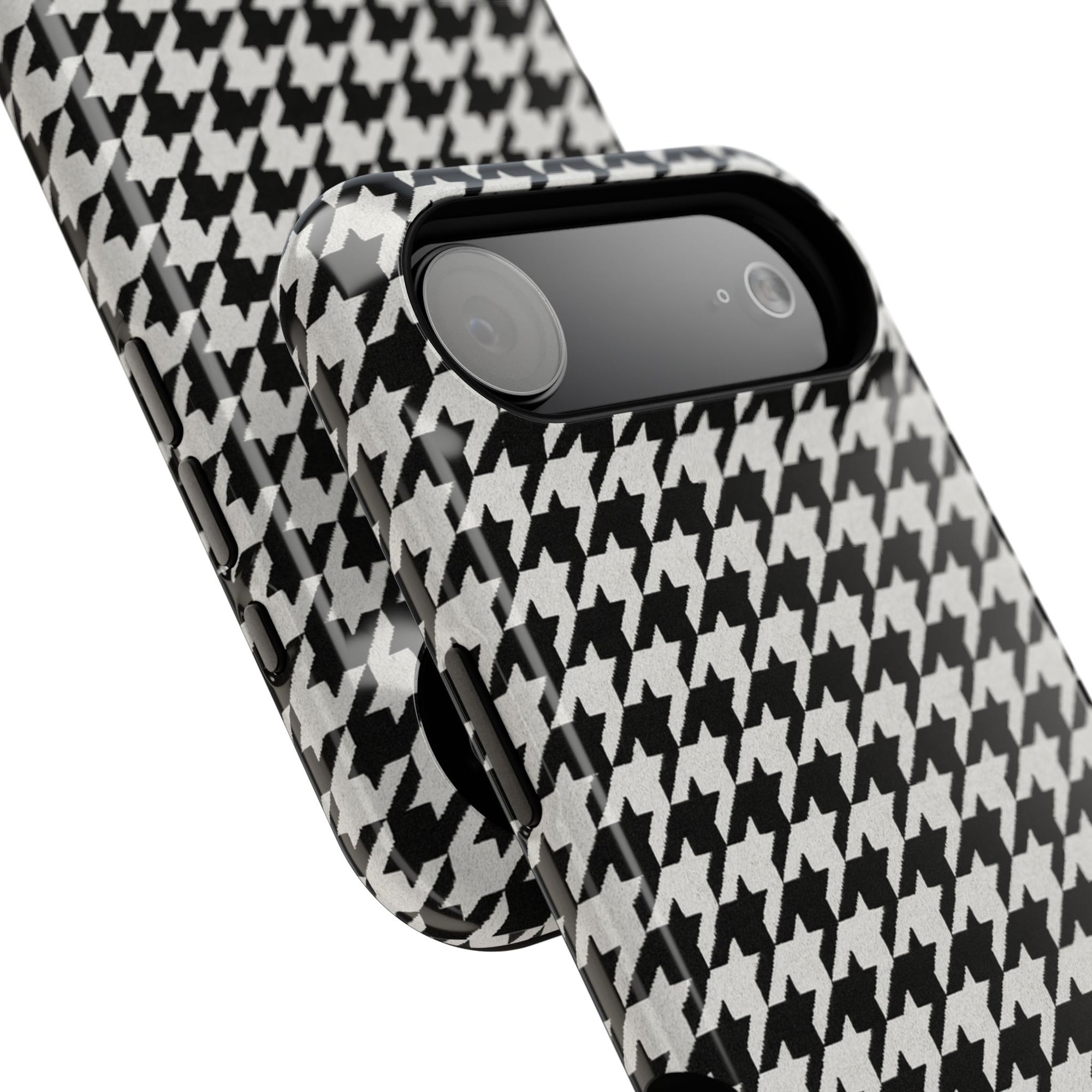 Houndstooth Print Phone Case