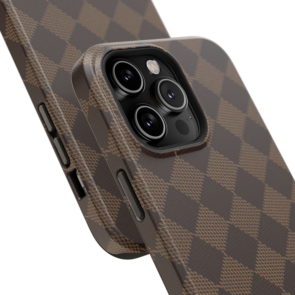 Brown Checkmate Phone Case