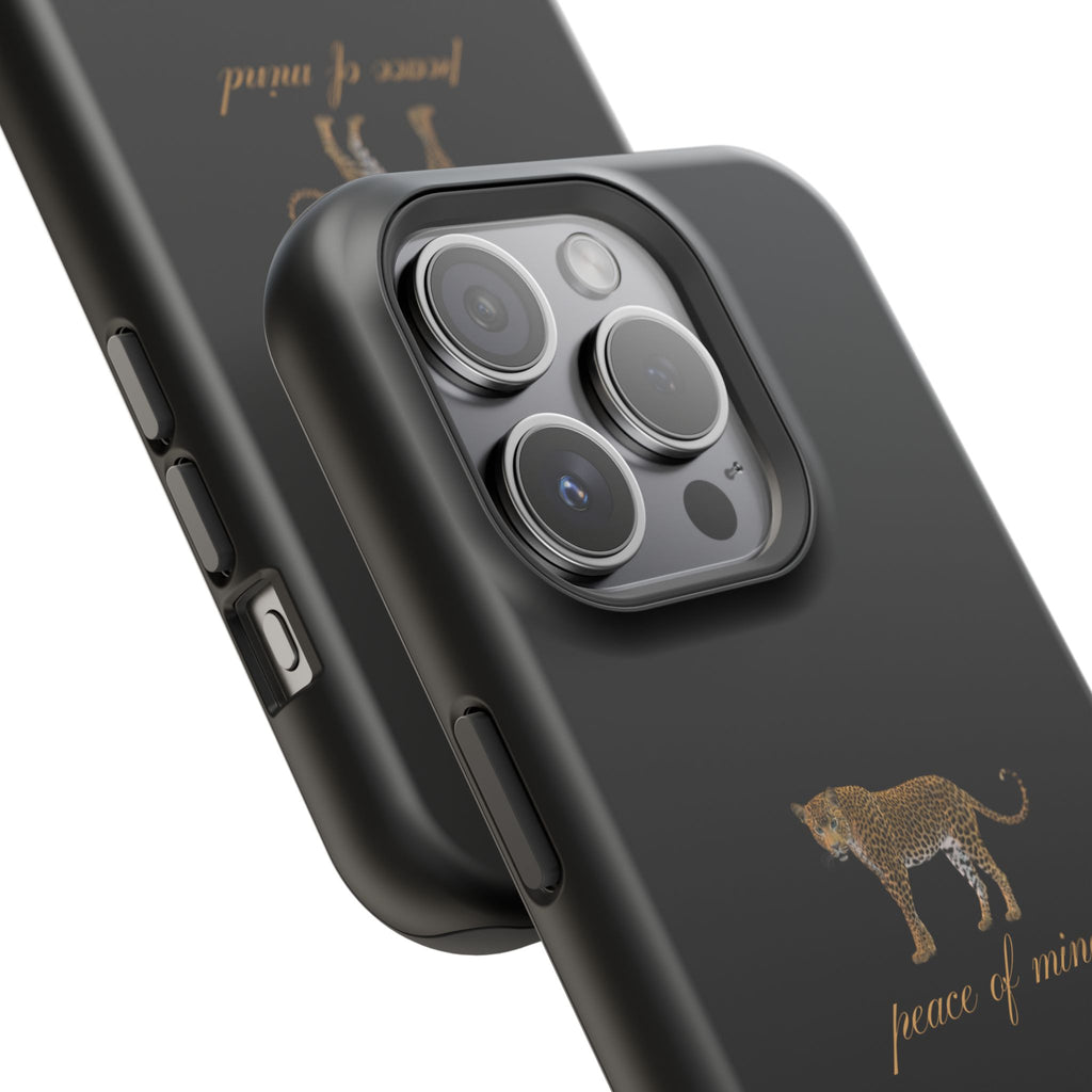 Black 'Peace of Mind' Panther Phone Case