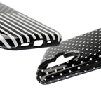 B&W Polka Dots x Stripes Phone Case