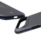 Navy Blue 'Peace of Mind' Panther Phone Case