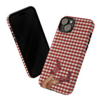 Dark Red Cowboy Boots Phone Case