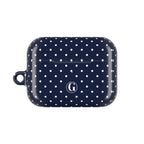 Navy Blue Polka Dot AirPod Case