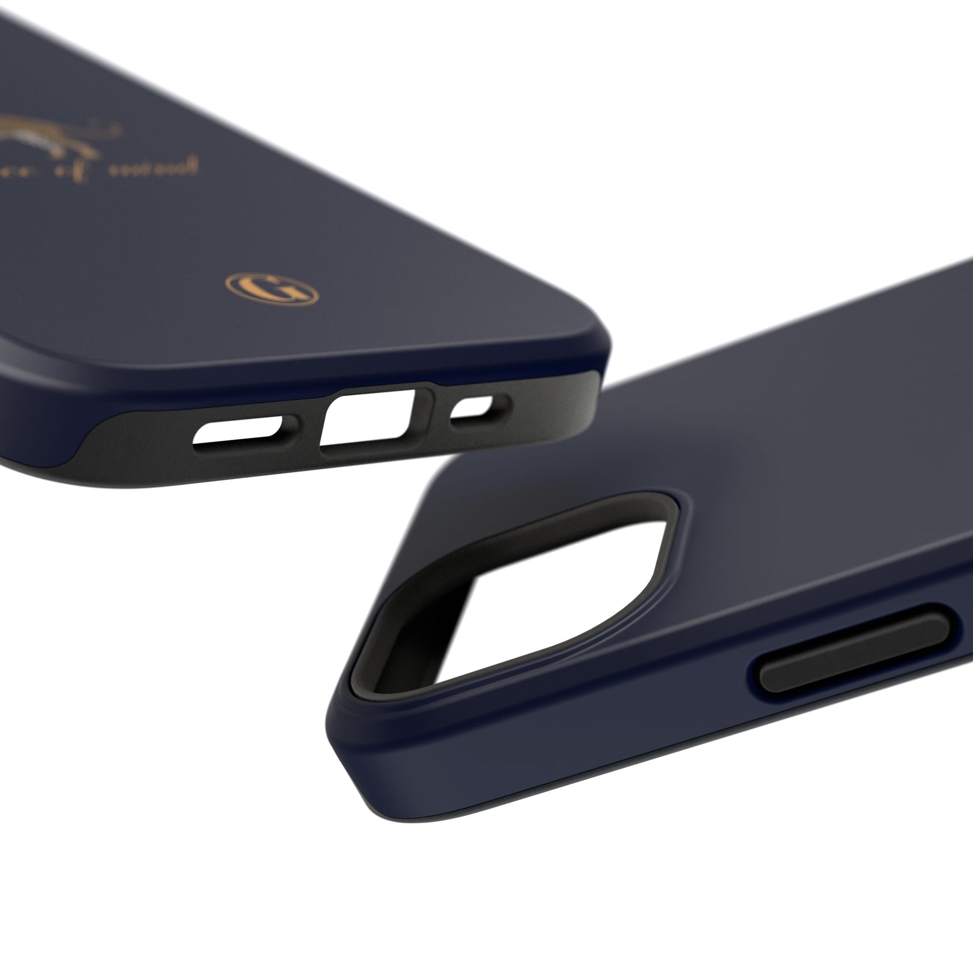 Navy Blue 'Peace of Mind' Panther Phone Case