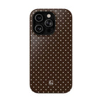 Brown Polka Dots Phone Case