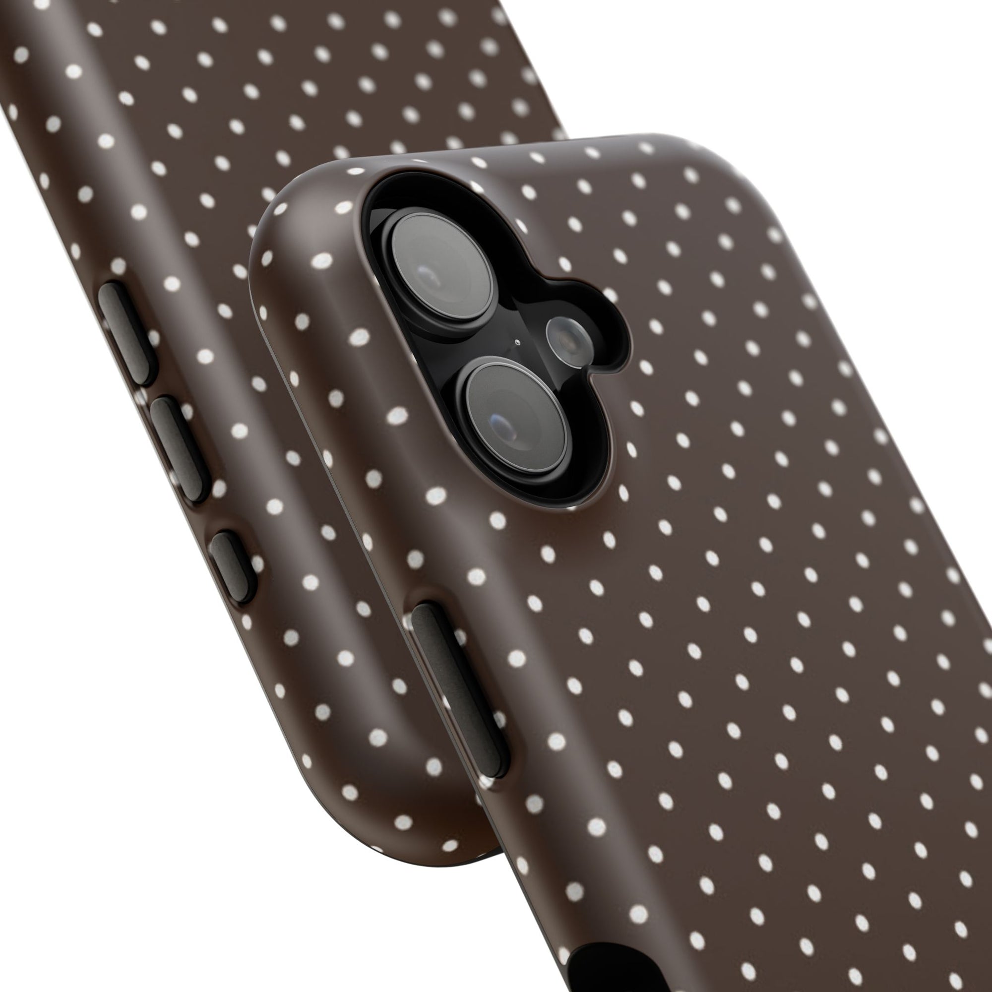 Brown Polka Dots Phone Case